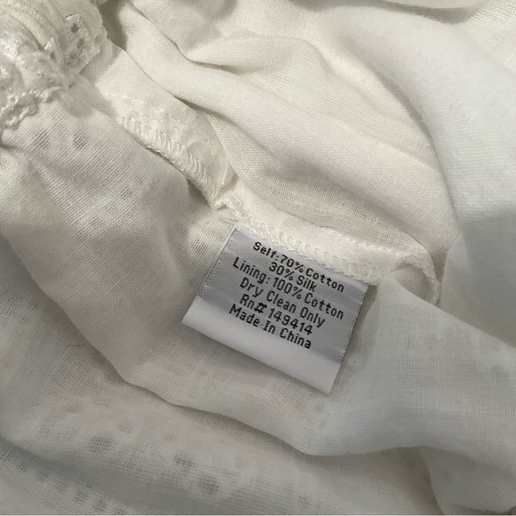 Jade by Johnny Was Love White Eyelet Embroidered Shorts NWT$169 SMALL - Picture 8 of 8